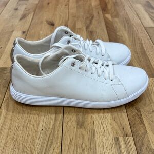 Cole Haan White Leather Sneakers